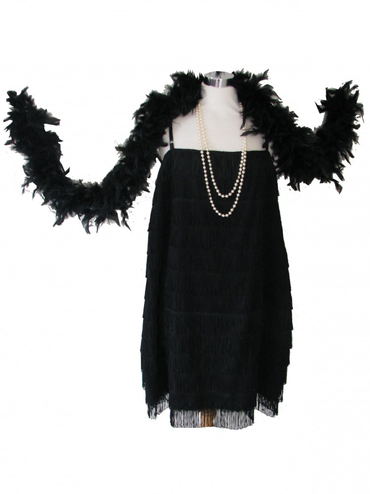 Ladies 1920s 1930s Flapper Costume Size 18 - 20 Image